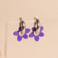 Acrylic Flower Chunky Huggie Hoop Charms