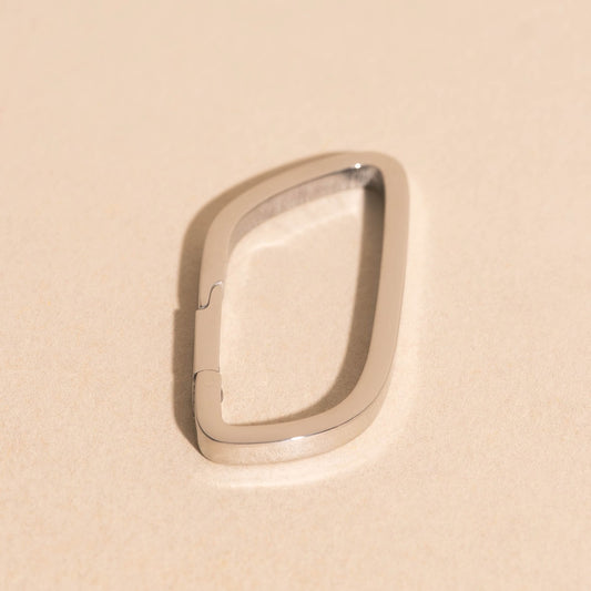 Oblong Necklace Charm Clasp (31mm)