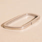 Oblong Necklace Charm Clasp (31mm)