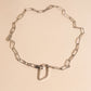 Oblong Necklace Charm Clasp (31mm)