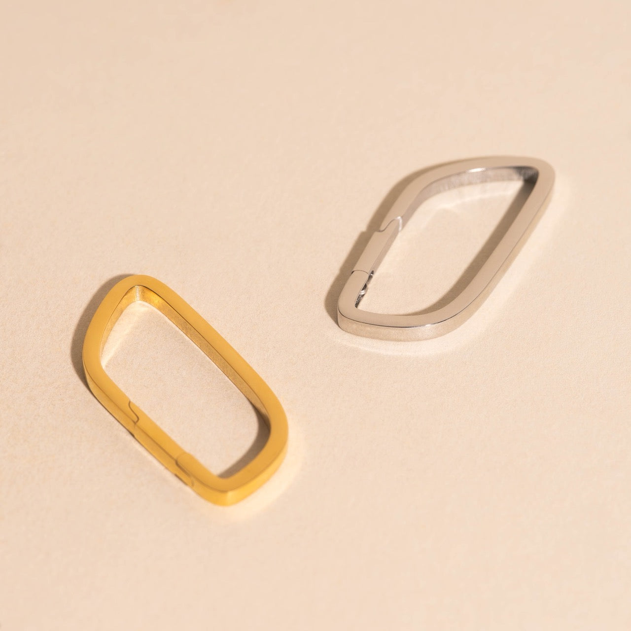 Oblong Necklace Charm Clasp (31mm)