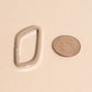 Oblong Necklace Charm Clasp (31mm)