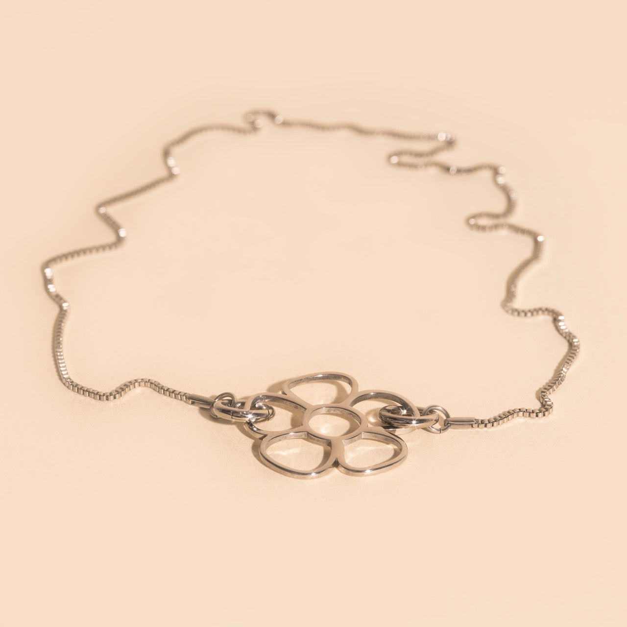 Jumbo Flower Chunky Huggie Hoop Charms