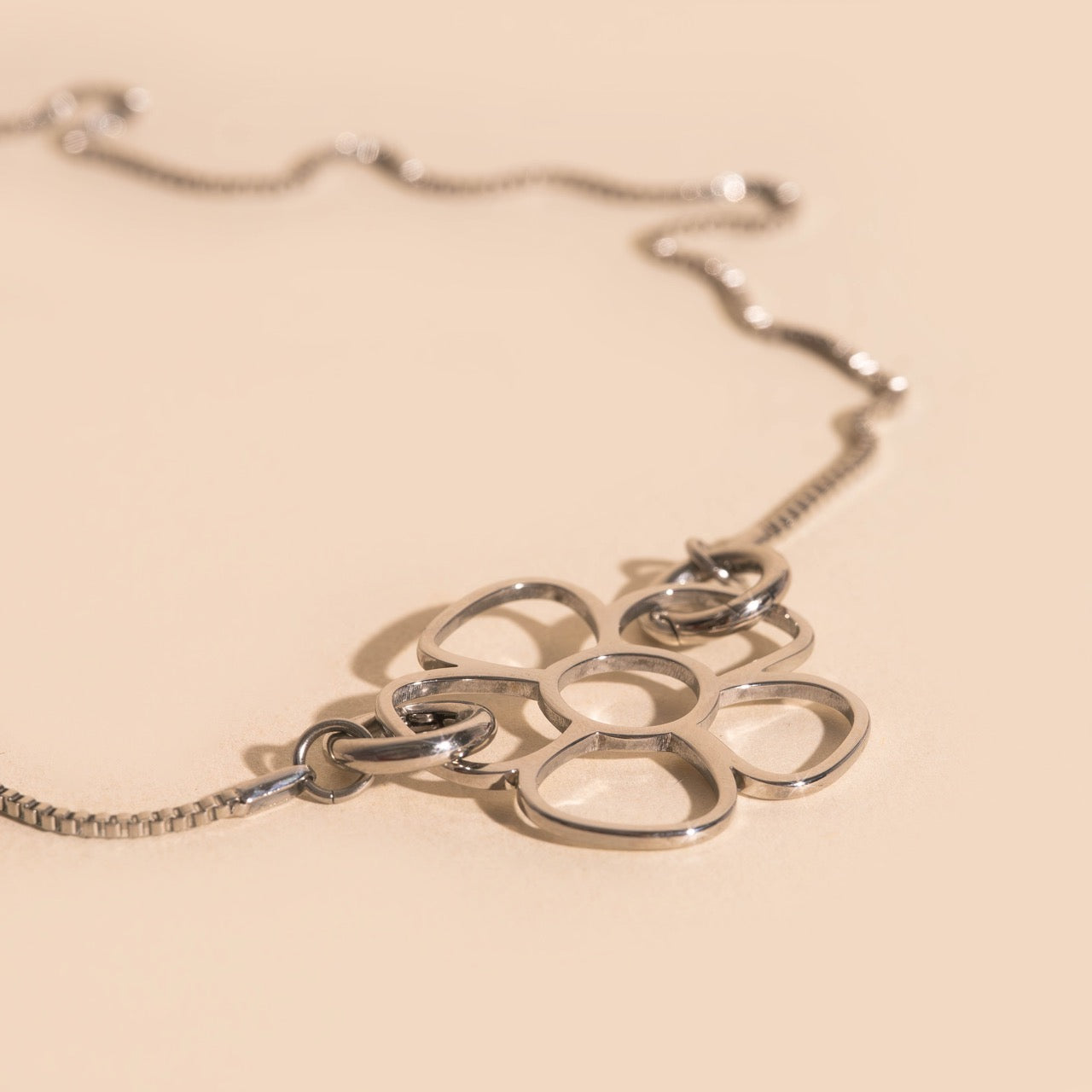 Jumbo Flower Chunky Huggie Hoop Charms