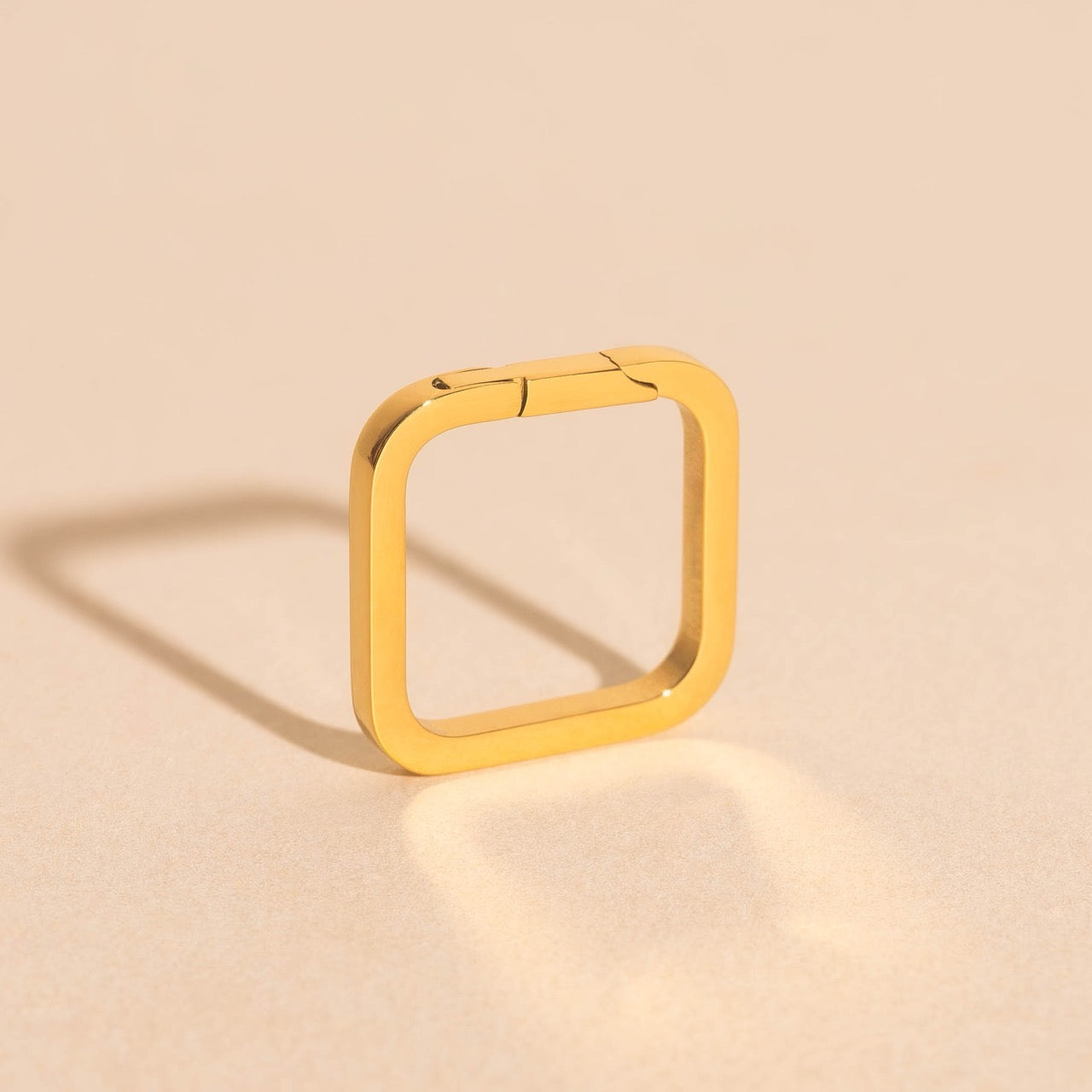 Square Necklace Charm Clasp (15mm)