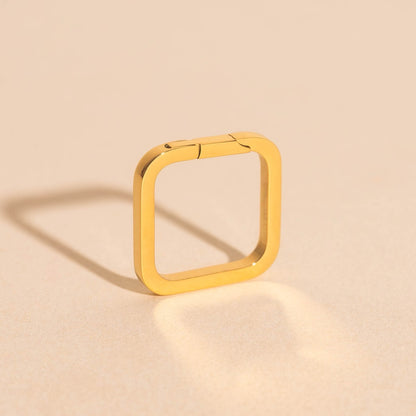 Square Necklace Charm Clasp (15mm)