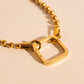 Square Necklace Charm Clasp (15mm)