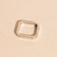 Square Necklace Charm Clasp (15mm)