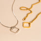 Square Necklace Charm Clasp (15mm)