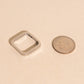 Square Necklace Charm Clasp (15mm)