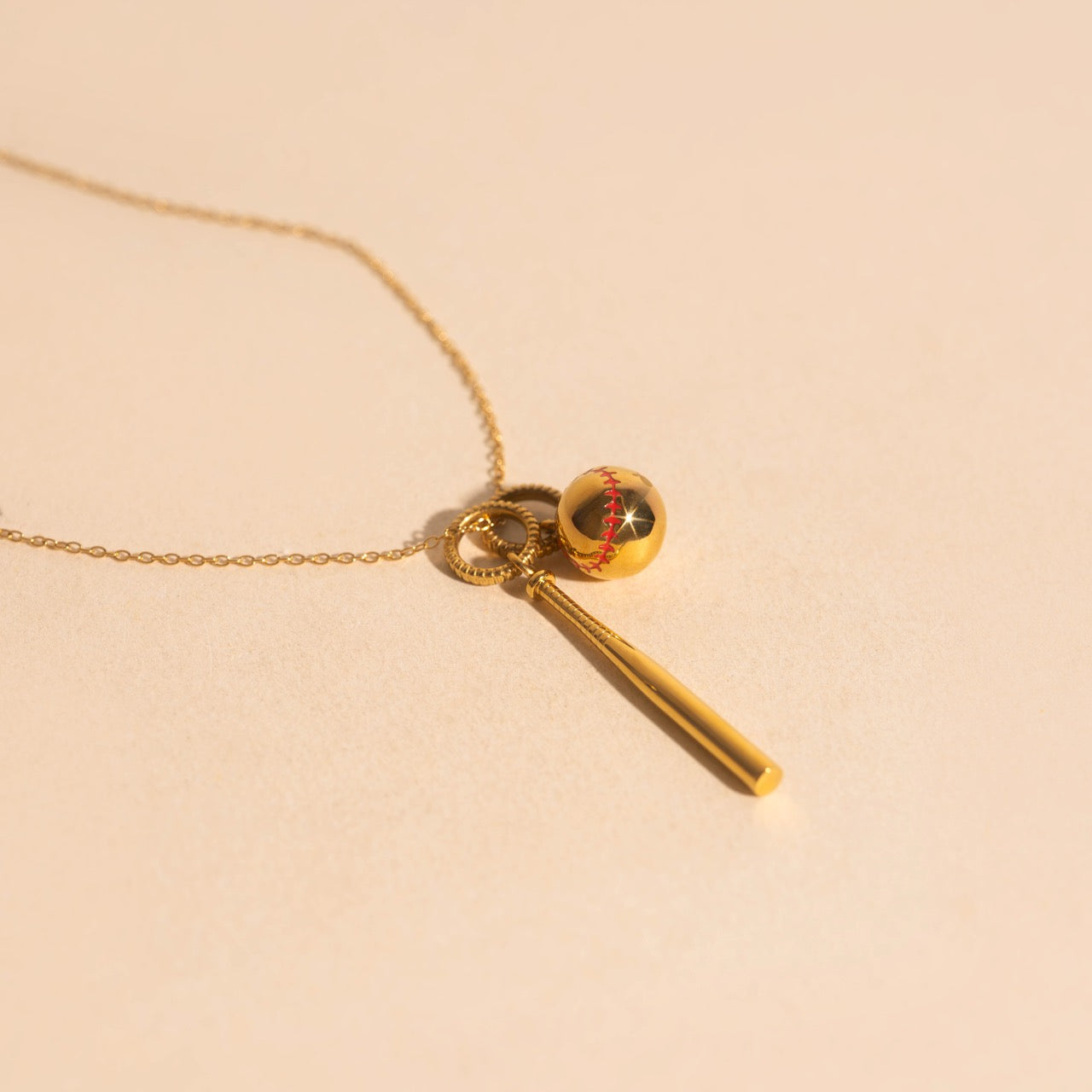 Slugger Necklace Charm