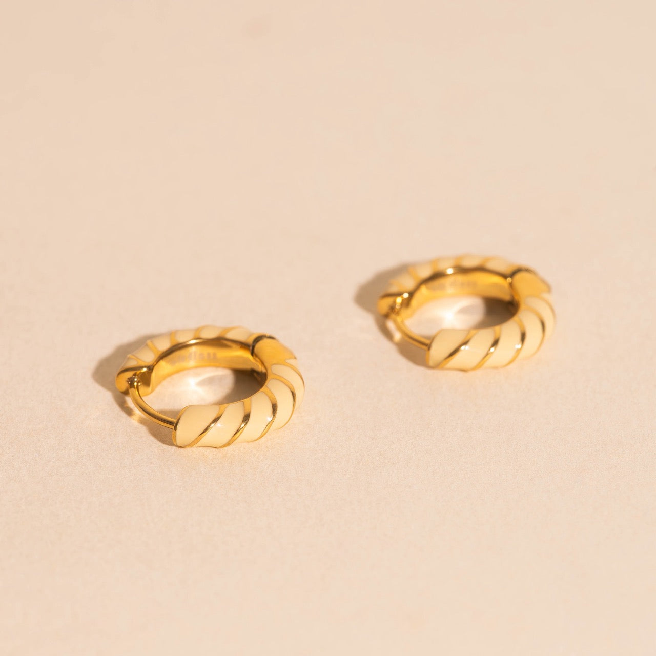 Color Chunky Rounded Huggie Hoop Earrings