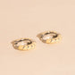 Color Chunky Rounded Huggie Hoop Earrings