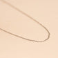 Silver Dainty Cable Chain Necklace Bundle