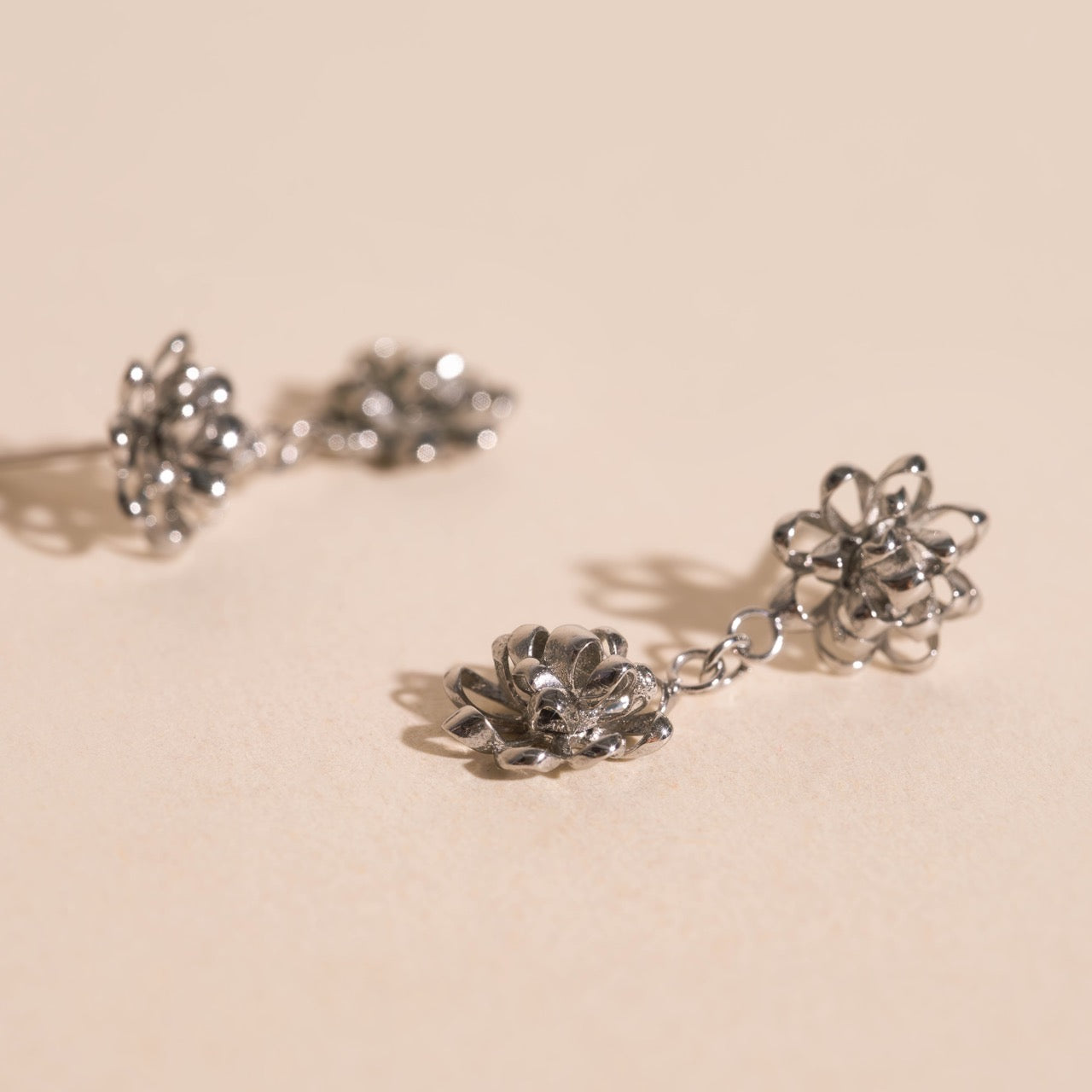 Gift Bow Dangle Stud Earrings