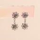 Gift Bow Dangle Stud Earrings