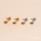Gift Bow Dangle Stud Earrings
