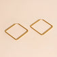 Diamond Rounded Huggie Hoop Earrings