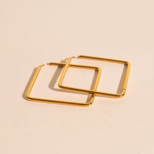 Diamond Rounded Huggie Hoop Earrings