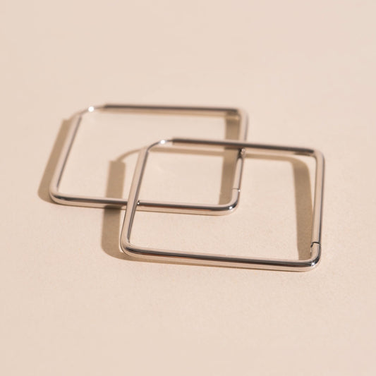Diamond Rounded Huggie Hoop Earrings