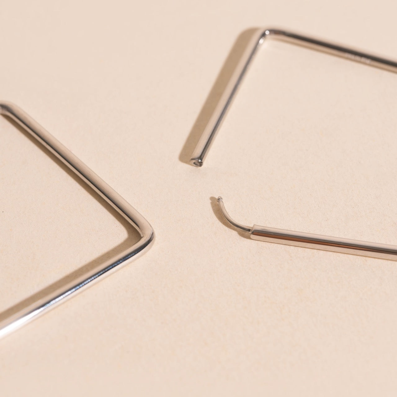 Diamond Rounded Huggie Hoop Earrings