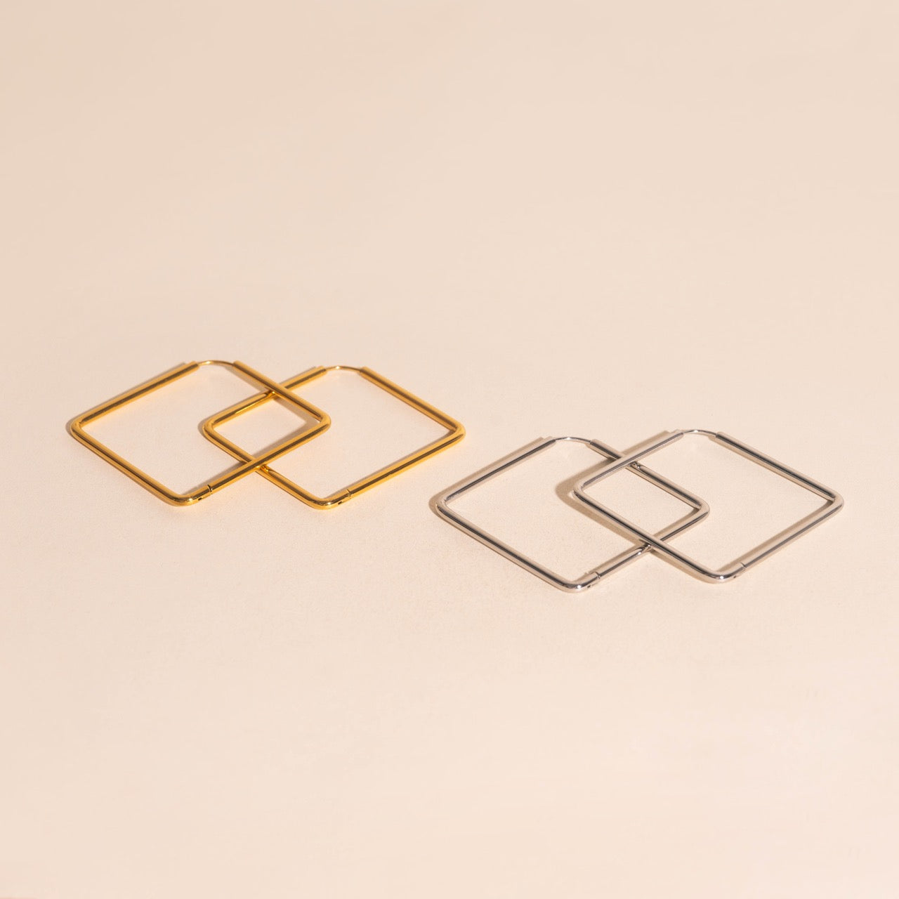 Diamond Rounded Huggie Hoop Earrings