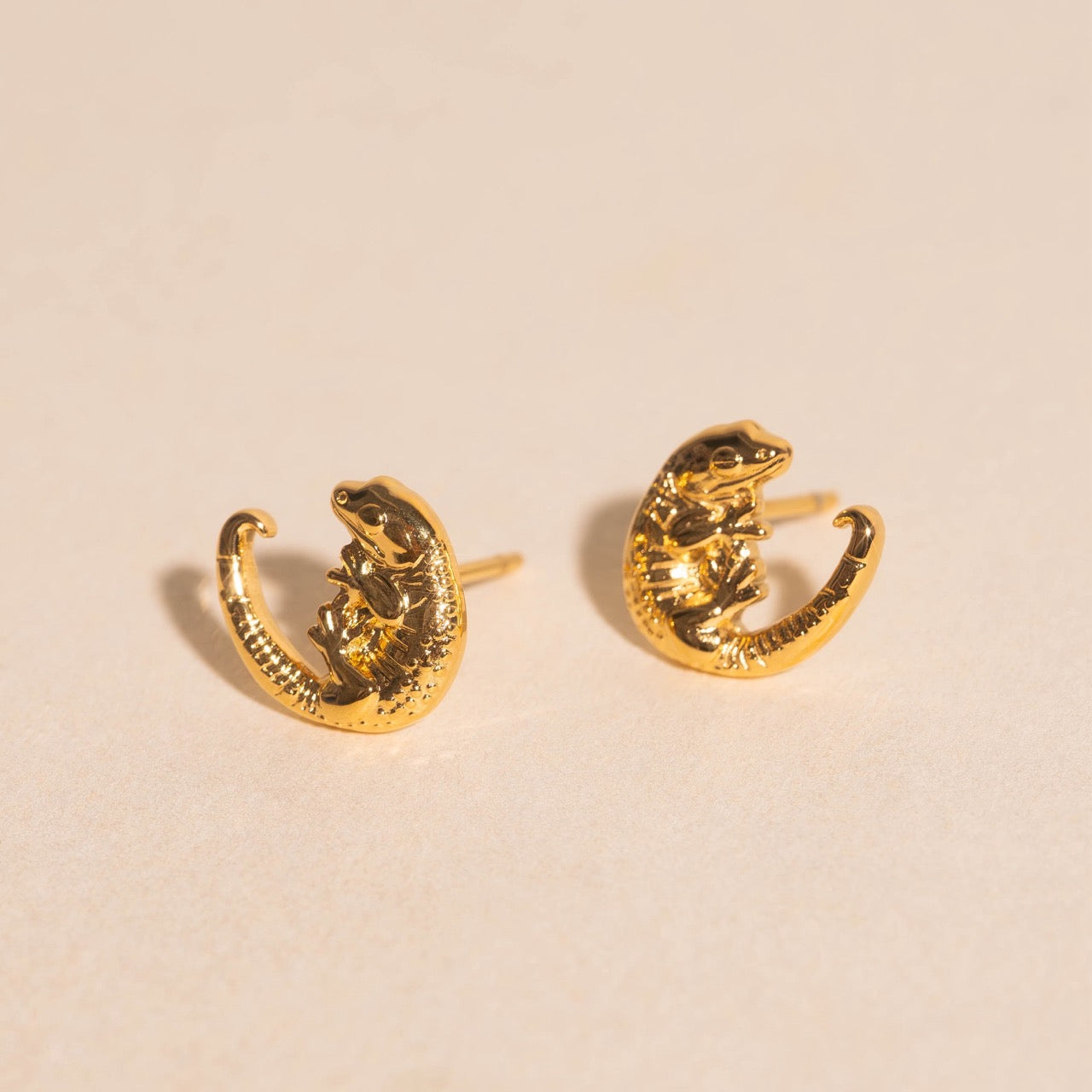 Gecko Stud Earrings