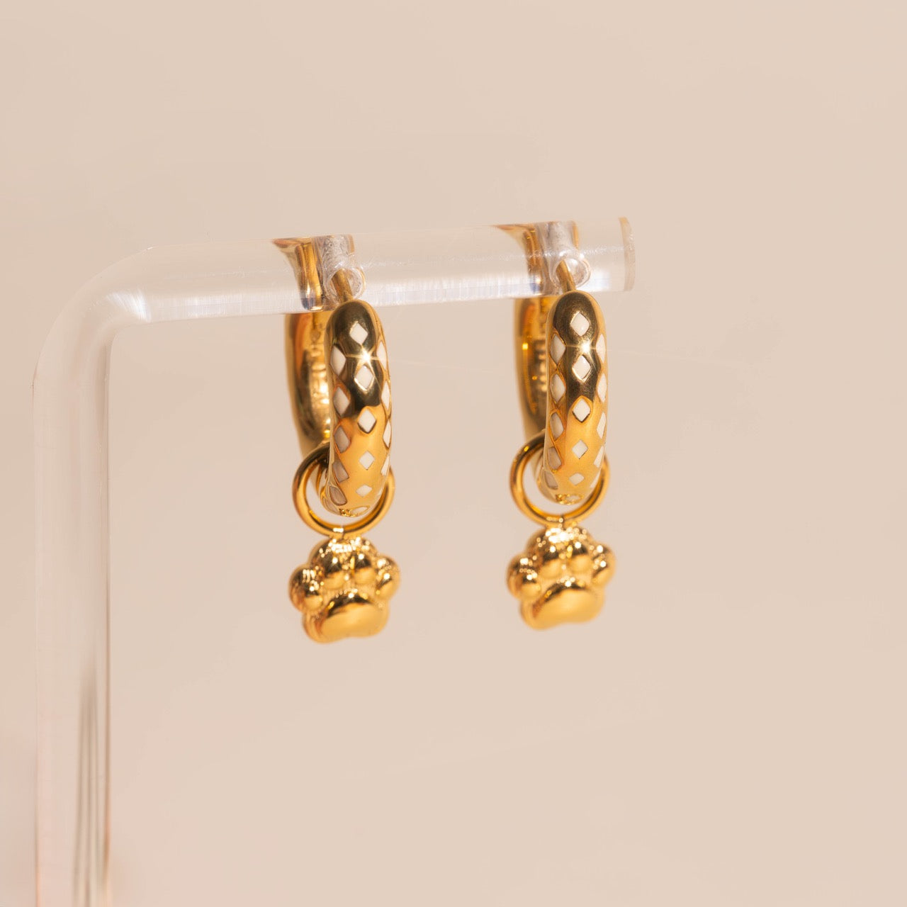 Paw Huggie Hoop Charms