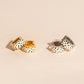 Dalmatian Super Chunky Huggie Hoop Earrings