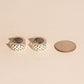 Dalmatian Super Chunky Huggie Hoop Earrings