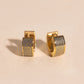Snake Skin Super Chunky Huggie Hoop Earrings