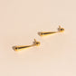 Jumbo Teardrop Stud Earrings