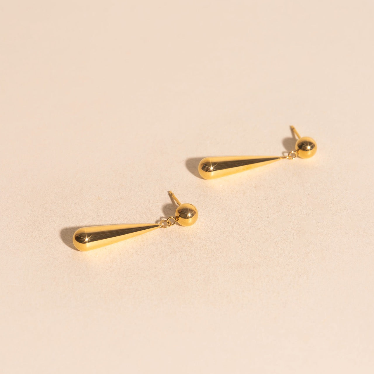 Jumbo Teardrop Stud Earrings