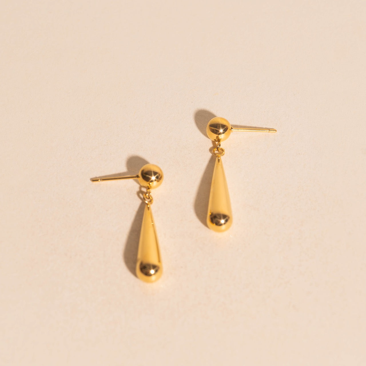 Jumbo Teardrop Stud Earrings