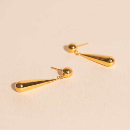 Jumbo Teardrop Stud Earrings