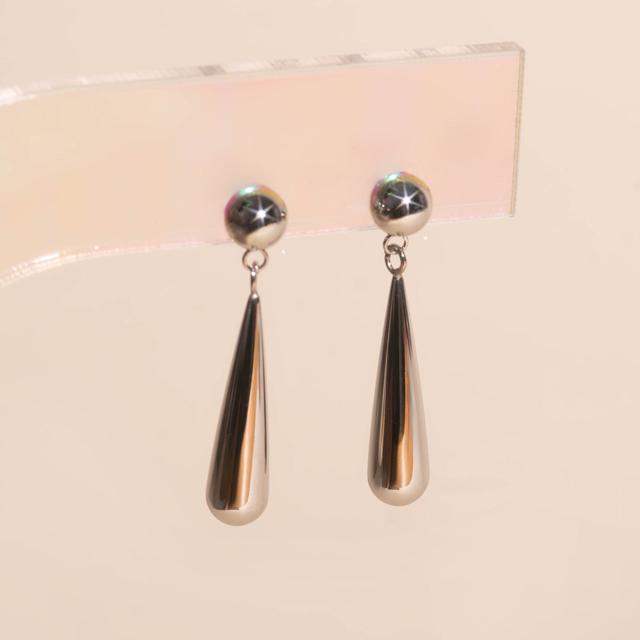 Jumbo Teardrop Stud Earrings