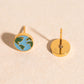 Earth Stud Earrings