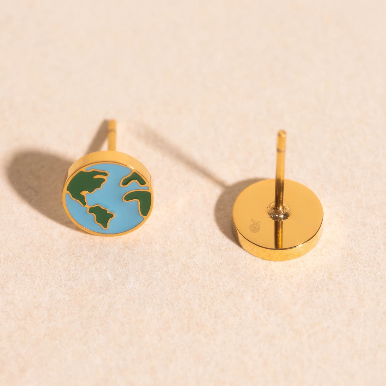 Earth Stud Earrings