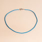 Blue Cord Necklace