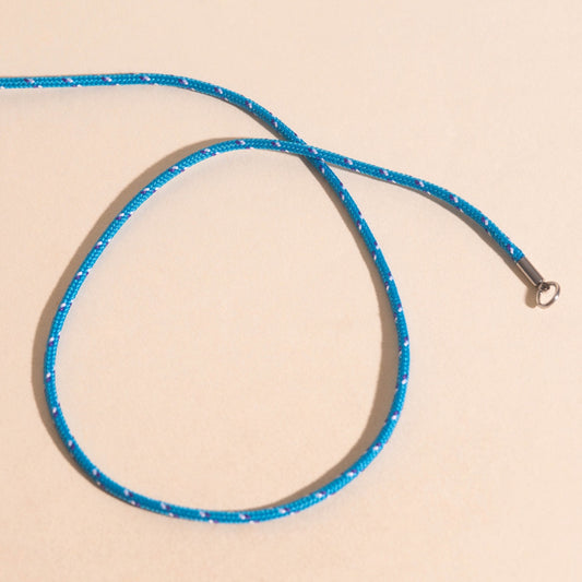 Blue Cord Necklace