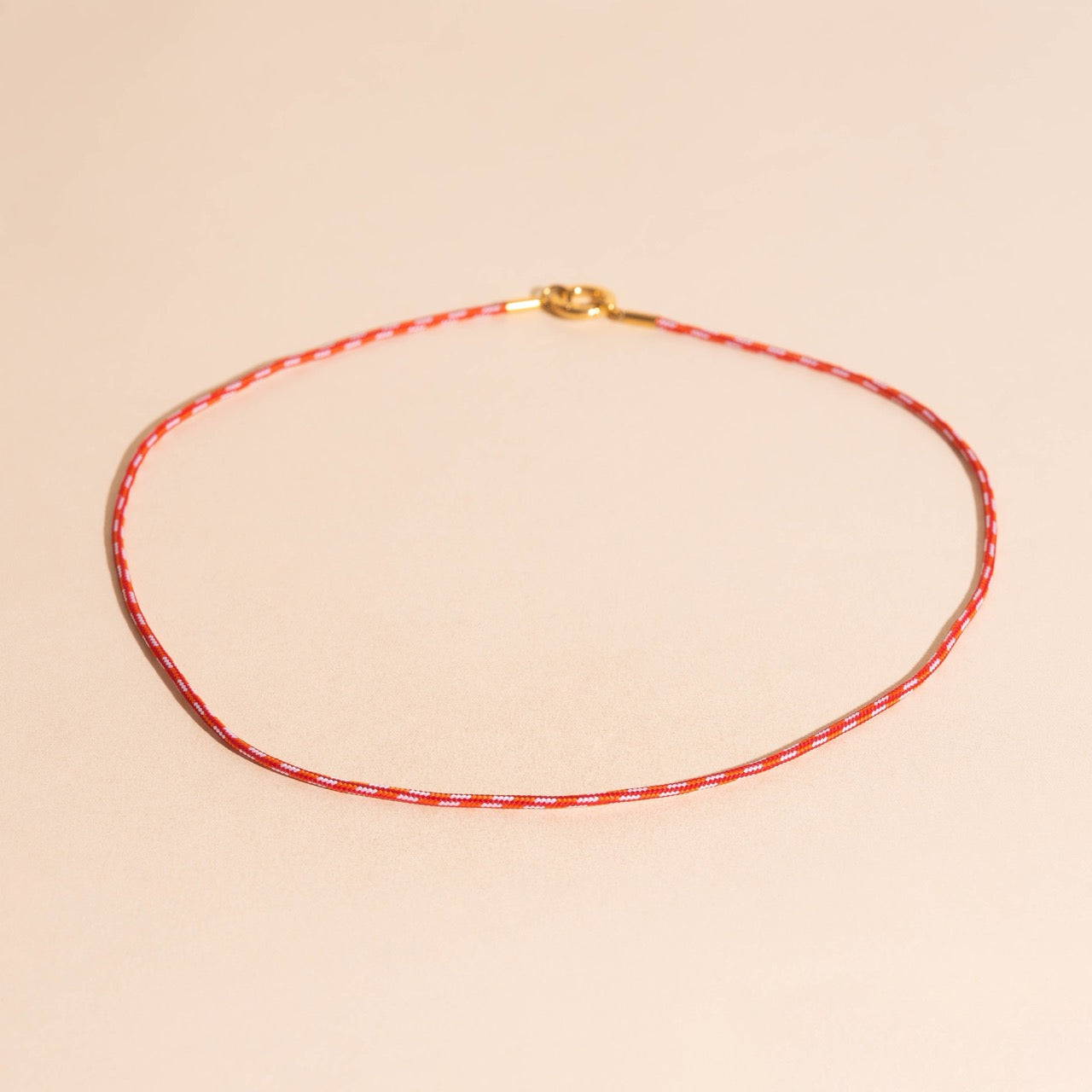 Red & Orange Cord Necklace