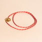 Red & Orange Cord Necklace