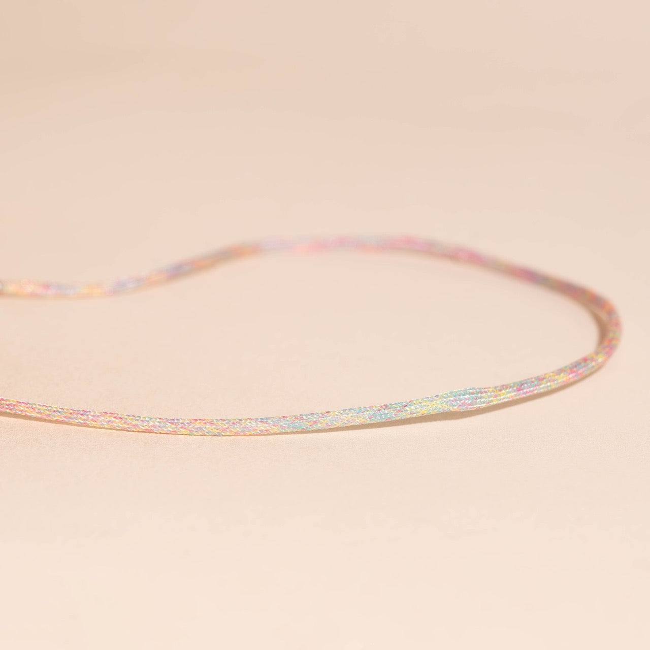 Neon Rainbow Cord Necklace