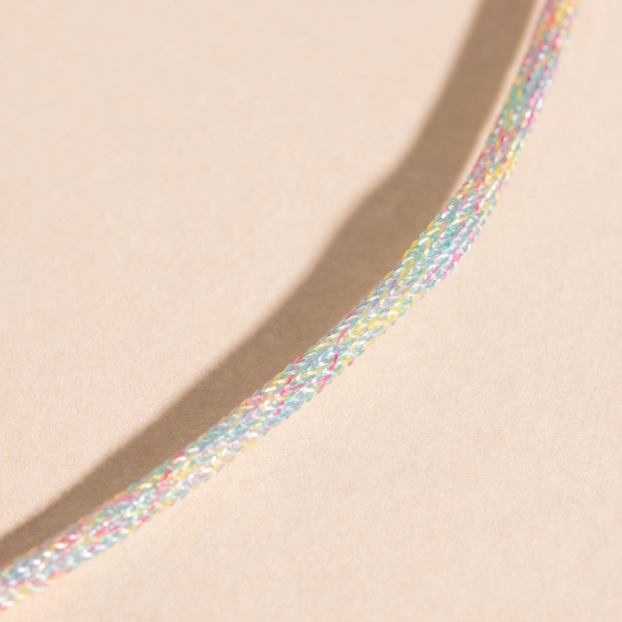 Neon Rainbow Cord Necklace