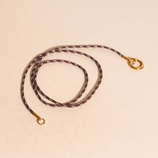 Brown Cord Necklace