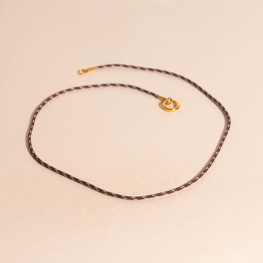 Brown Cord Necklace