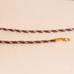 Brown Cord Necklace