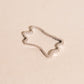 Cowhide Necklace Charm Clasp (32mm)