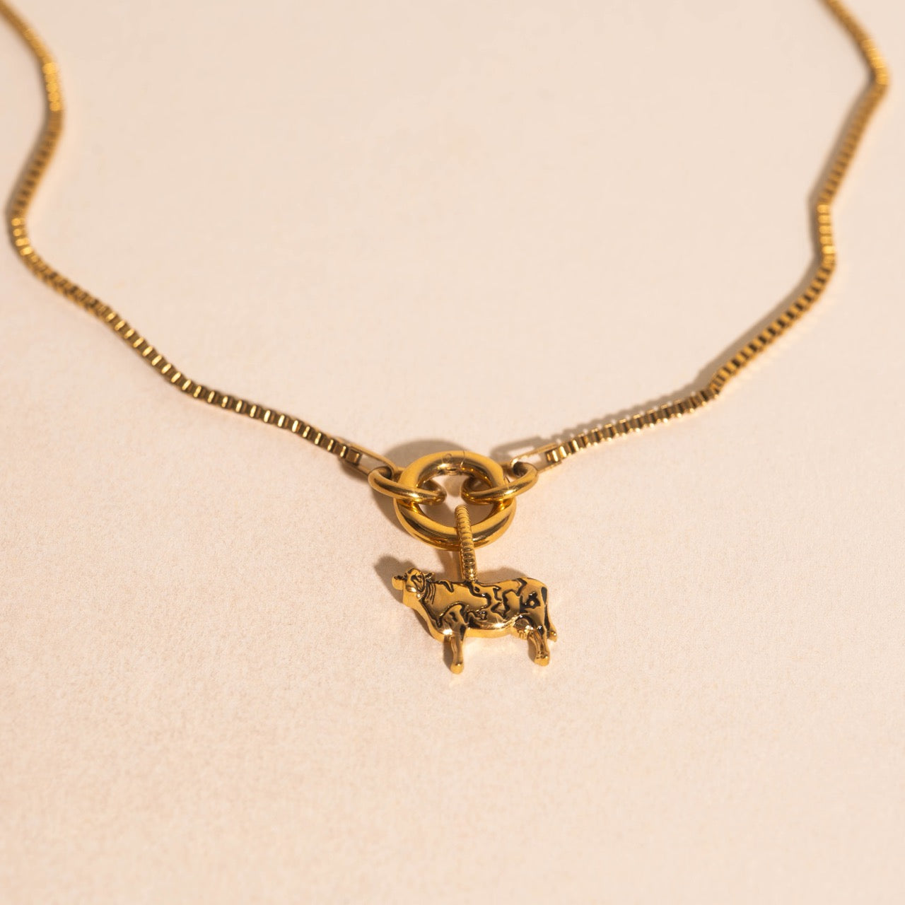 Cow Necklace Charm