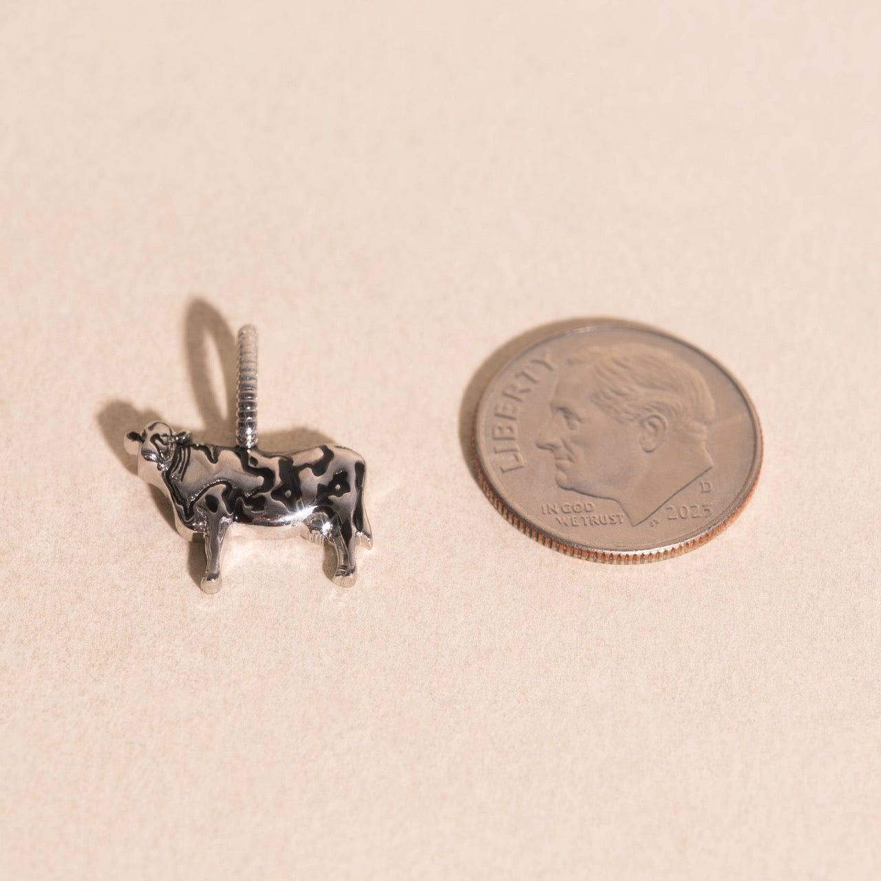 Cow Necklace Charm